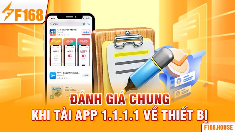 Đánh giá chung khi tải app 1.1.1.1 về thiết bị